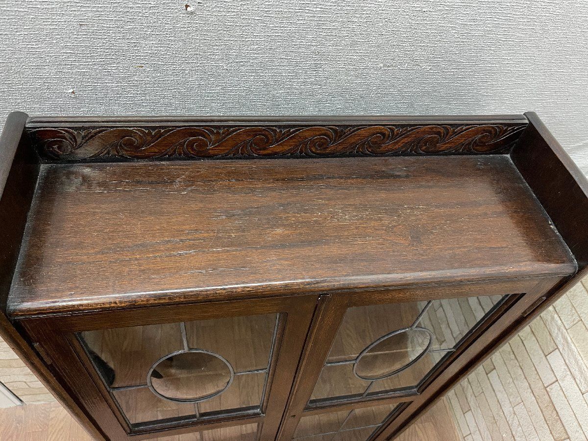 □ロイズアンティークス 英国アンティーク イギリス ガラス扉ブック