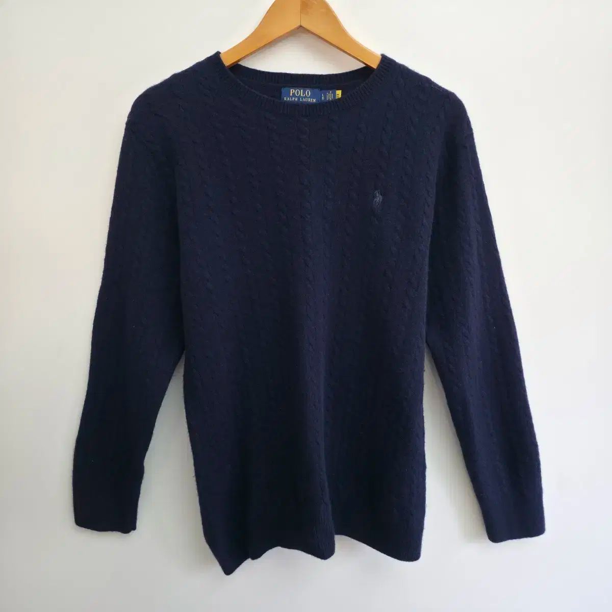 新品 正規品 ラルフローレン ケーブルニット ネイビー L QRタグ付き 新品 正規品 ラルフローレン ケーブルニット ネイビー L QRタグ付き
