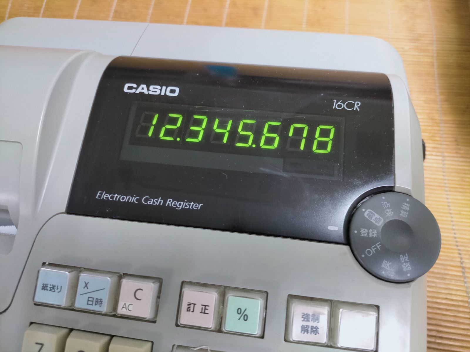 カシオレジスター 16CR 簡単便利特殊 送料込 319902 - メルカリ