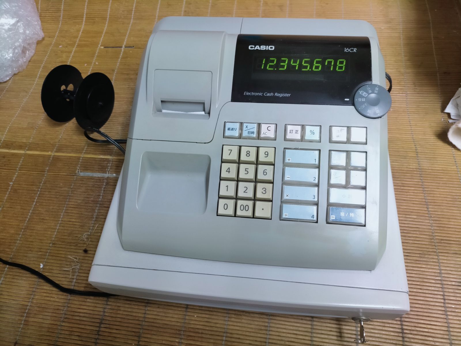 カシオレジスター　16CR　簡単便利特殊　送料込　811444 カシオレジスター 16CR 簡単便利特殊 送料込 811444 CASIO レジスター