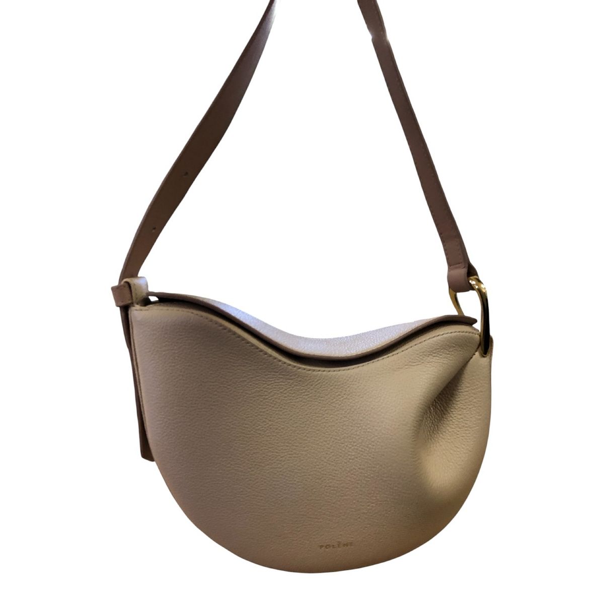 POLÈNE tonca ポレーヌ トンカ ショルダーバッグ 2WAYバッグ ベージュ レディース 程度良好 T10629009