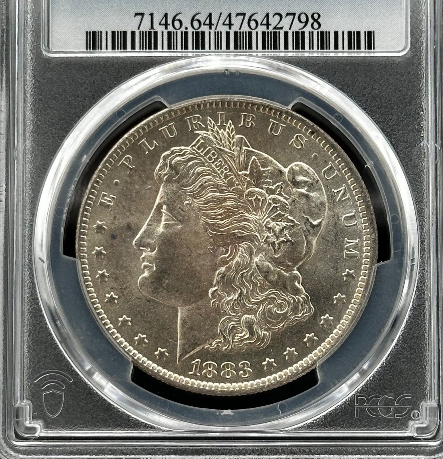 1883-0 モルガン 90% 銀貨 $1 PCGS MS-64、美しいコイン - メルカリ