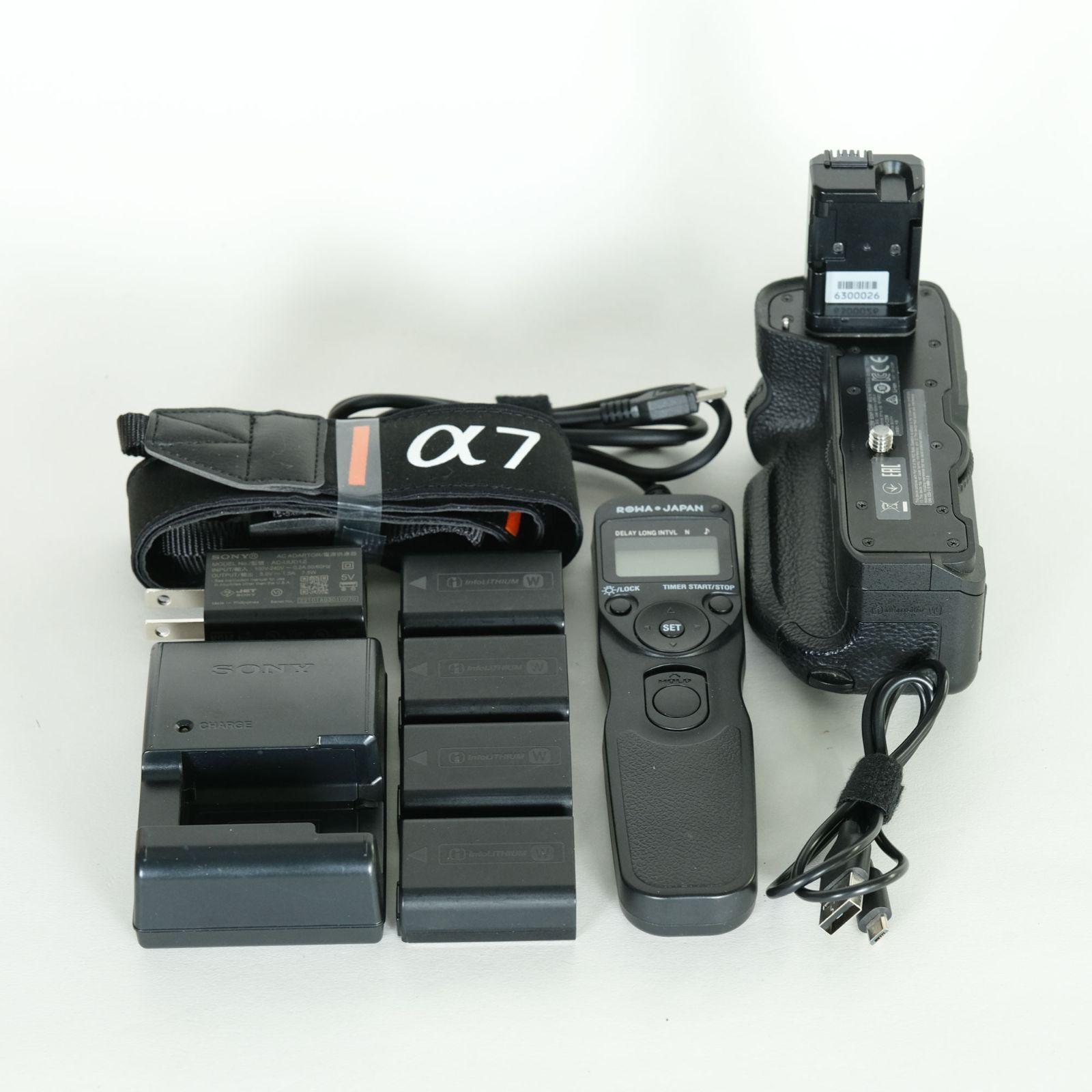良品 | バッテリーグリップ・バッテリー3個付] SONY α7R II（ILCE-7RM2