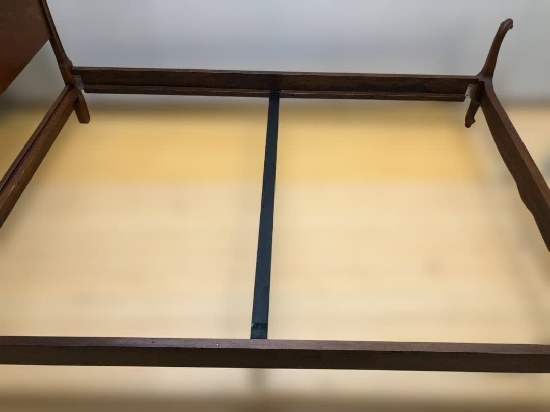 シモンズ SIMMONS アンティーク ベッドフレーム クラシック 木製 彫刻