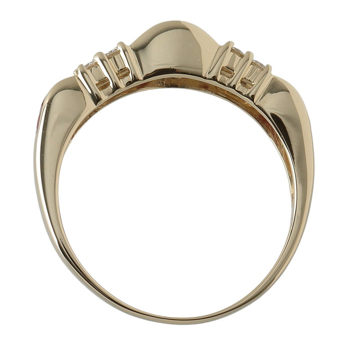 ミキモト ルビー ダイヤ リング ルビー0.73ct ダイヤ0.22ct 13号～13.5