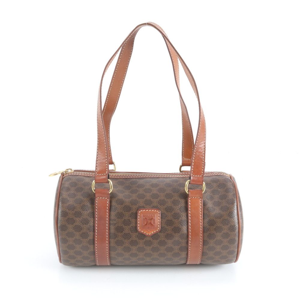 極美品 ヴィンテージ セリーヌ マカダム トリオンフ レザー