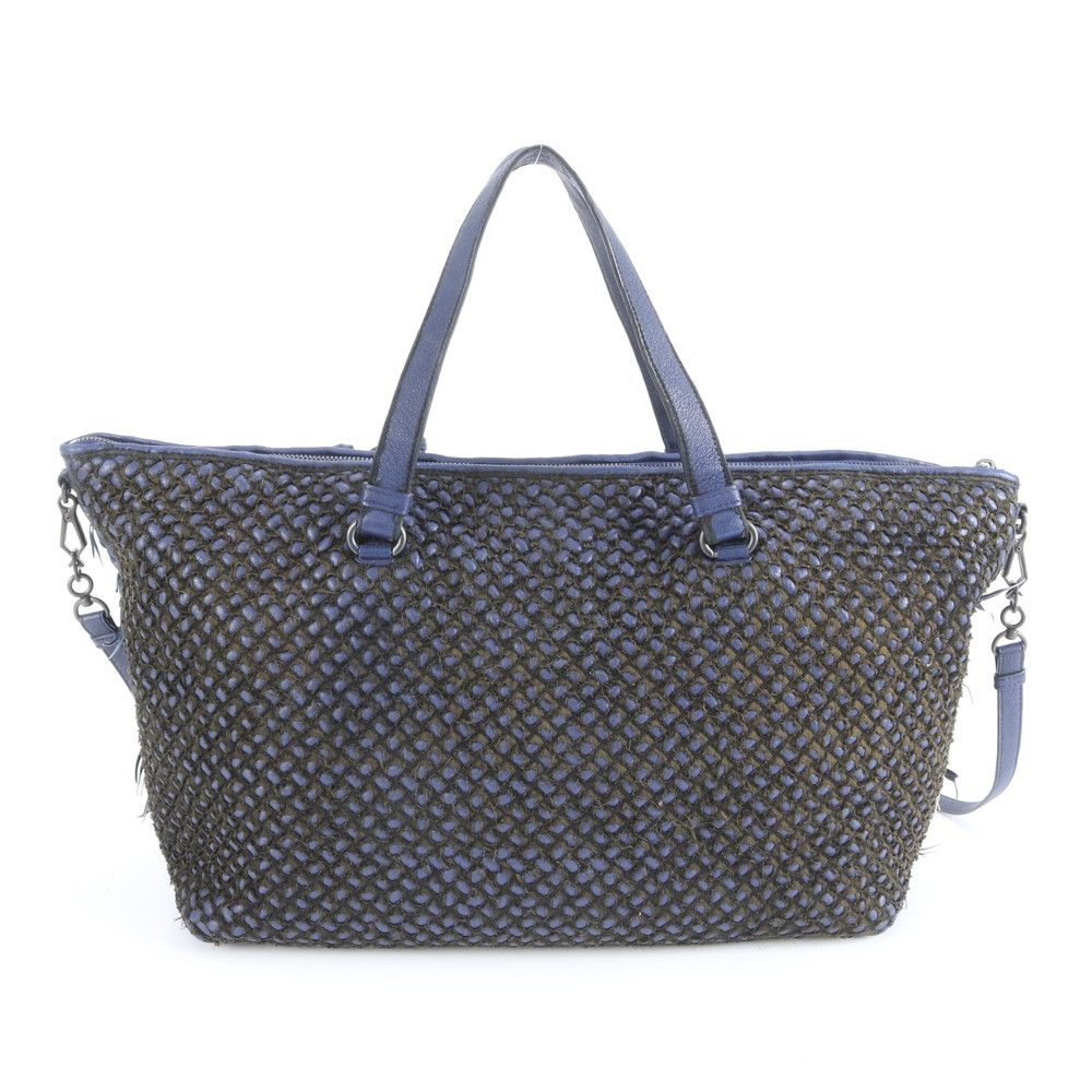 【美品】ボッテガヴェネタ　トートバッグ　拡張　2way イントレチャート　A4 極美品 ボッテガヴェネタ イントレチャート 編みこみ レザー 2WAY