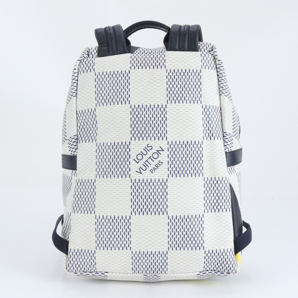 極美品 ルイヴィトン ダミエ アズール アポロ バックパック  