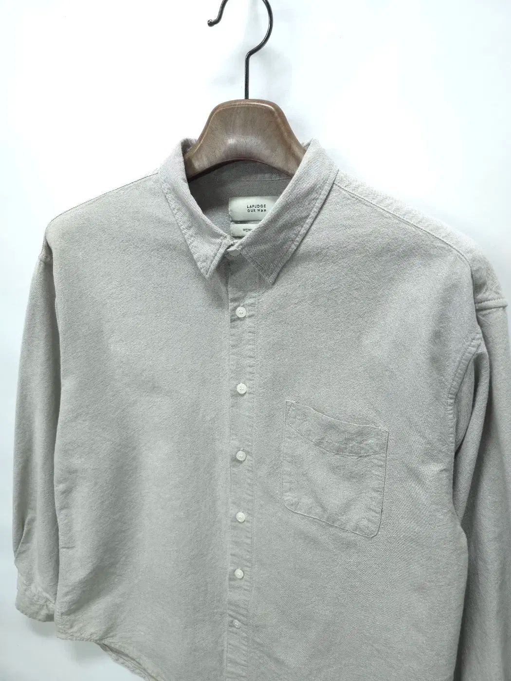 LAFUDGE STORE ファッジストア 長袖シャツ S 関税込 LAFUDGESTORE Heavy Cotton Over Rugby Sweatshirt