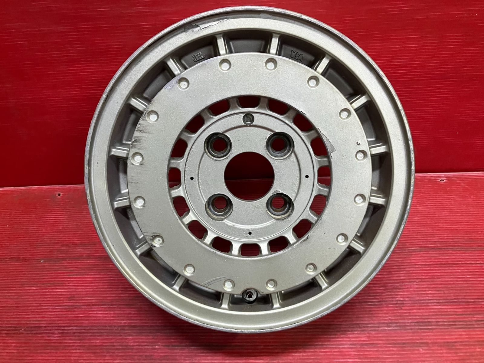 中古ホイール[13x5.5+38 100/4H ブリヂストン エアロラウンド] 4本SET  