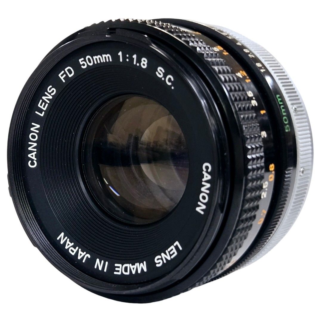 良品】 CANON キャノン FD 50mm F1.8 S.C. #20568 - メルカリ