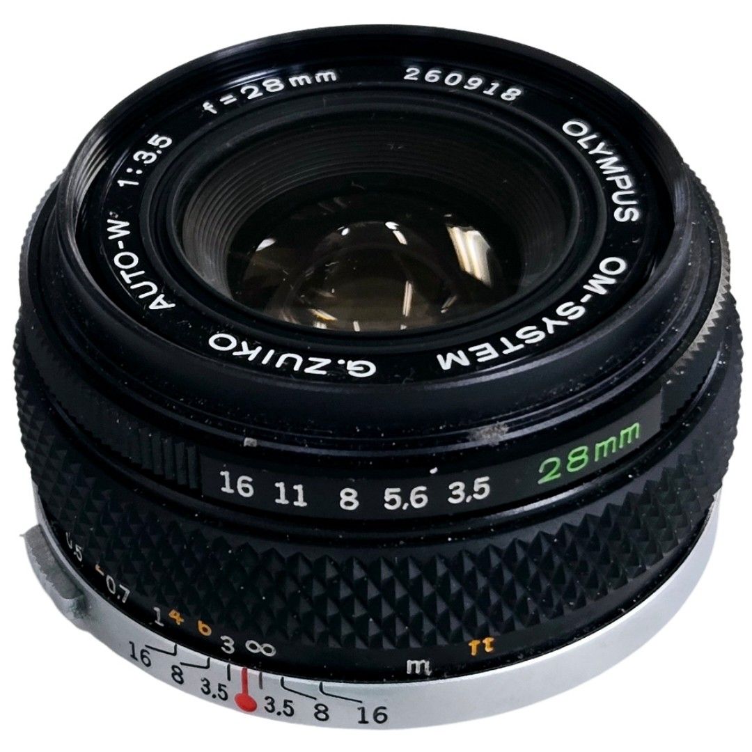 良品】 OLYMPUS オリンパス OM-SYSTEM G.ZUIKO AUTO-W 28mm F3.5