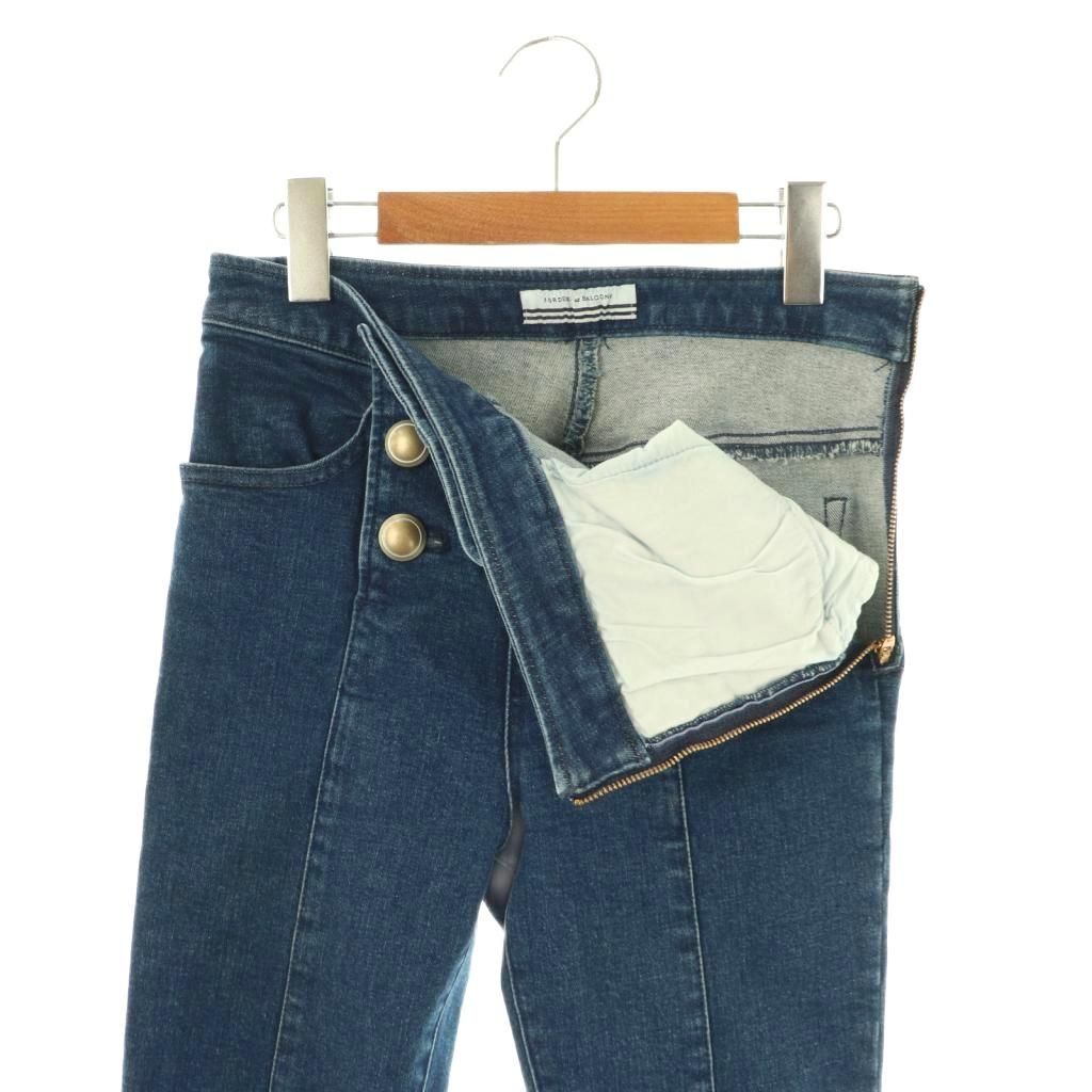 ボーダーズアットバルコニーデニム36未使用ブルー ボーダーズアットバルコニーデニム36未使用ブルー