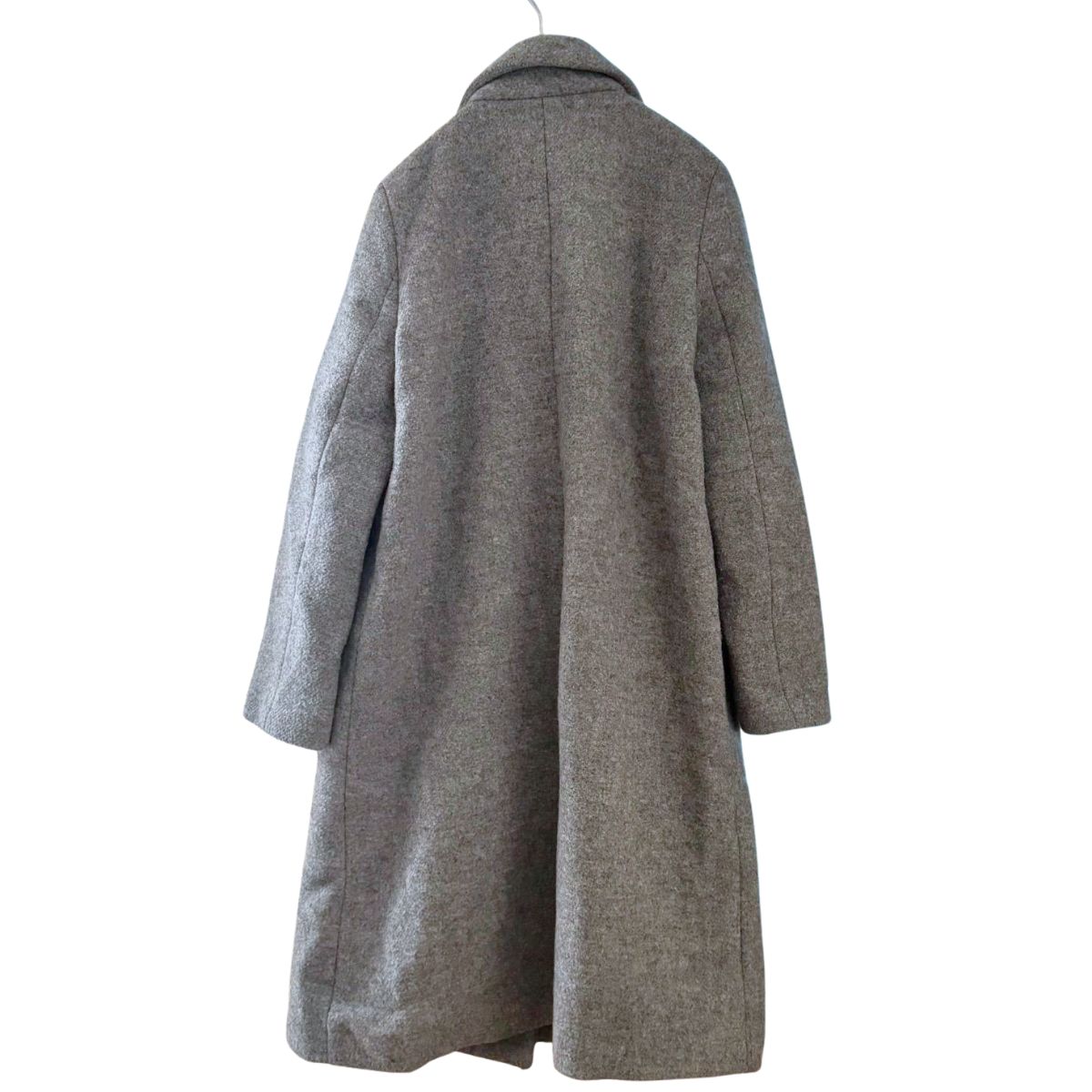 M【超美品 index / インデックス 】ダブルブレストコート グレー