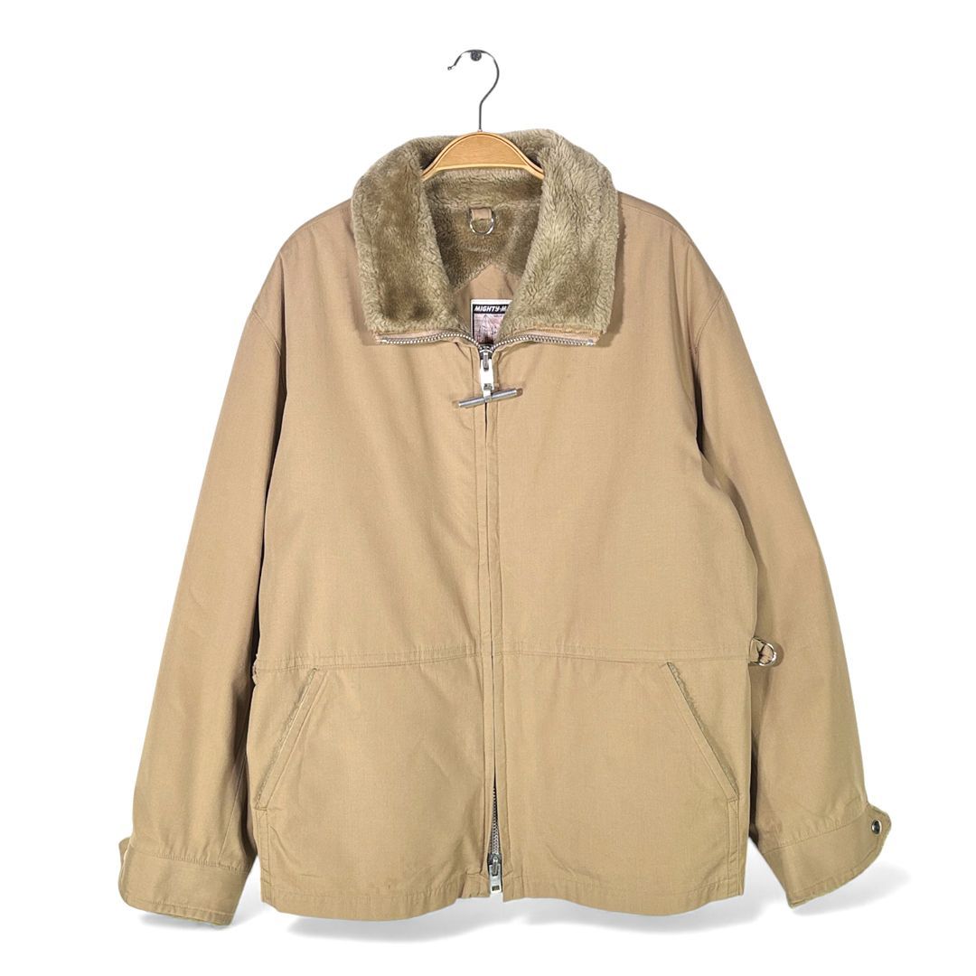 80sヴィンテージ！MIGHTY MACトラッカージャケットハーフベルテッド