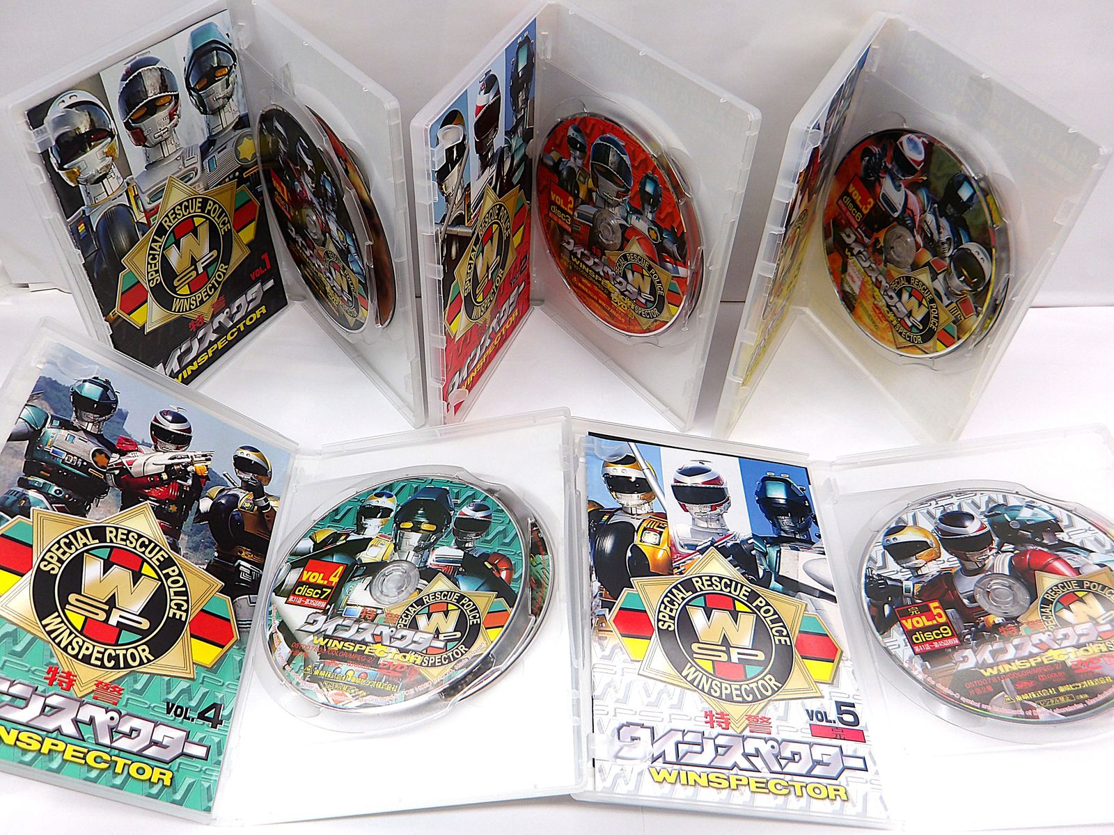 中古】 特撮 DVD 特警 ウインスペクター 全5巻セット - メルカリ