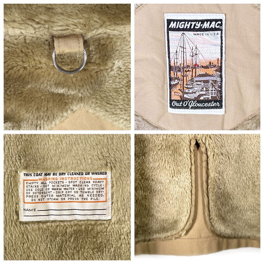 80sヴィンテージ！MIGHTY MACトラッカージャケットハーフベルテッド