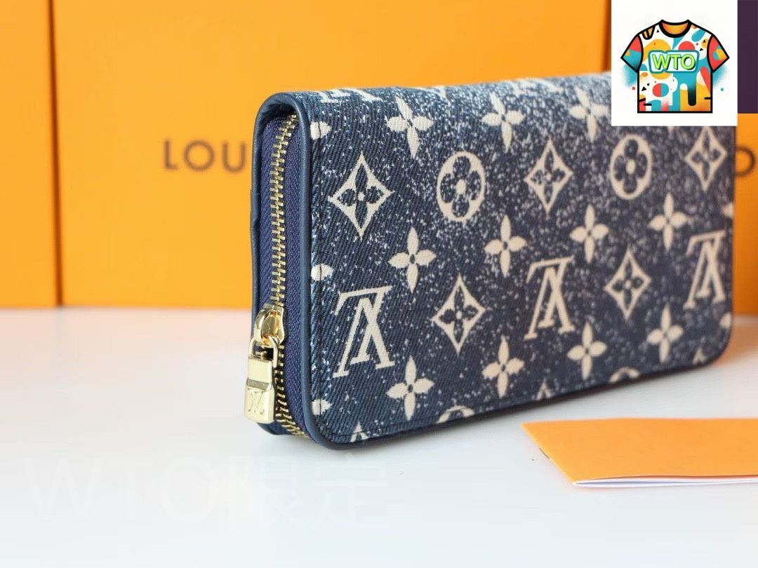 今日特価】Louis Vuitton ルイ・ヴィトン モノグラムデニムウォレット