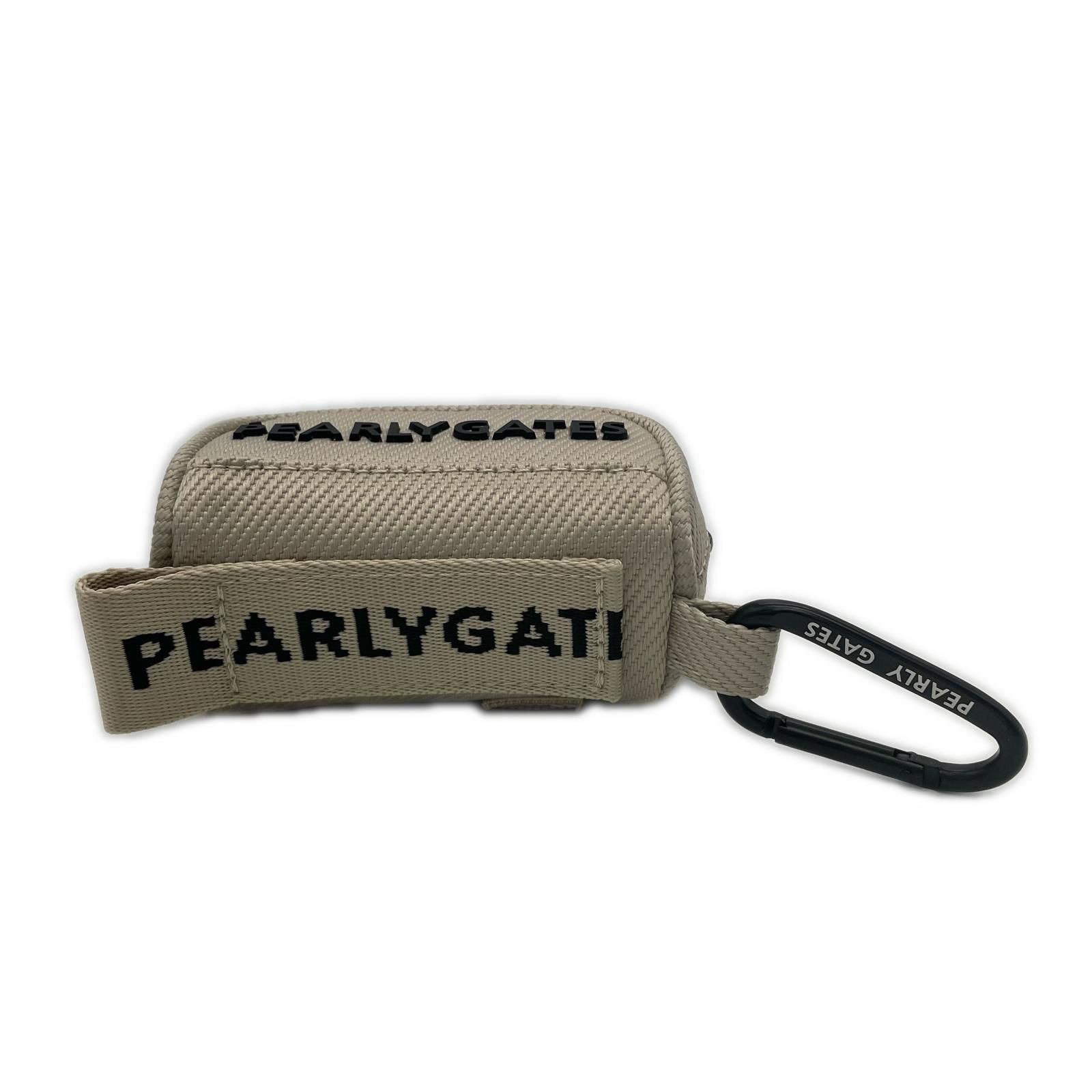 未使用品 パーリーゲイツ PEARLY GATES ボールポーチ ベージュ ティ
