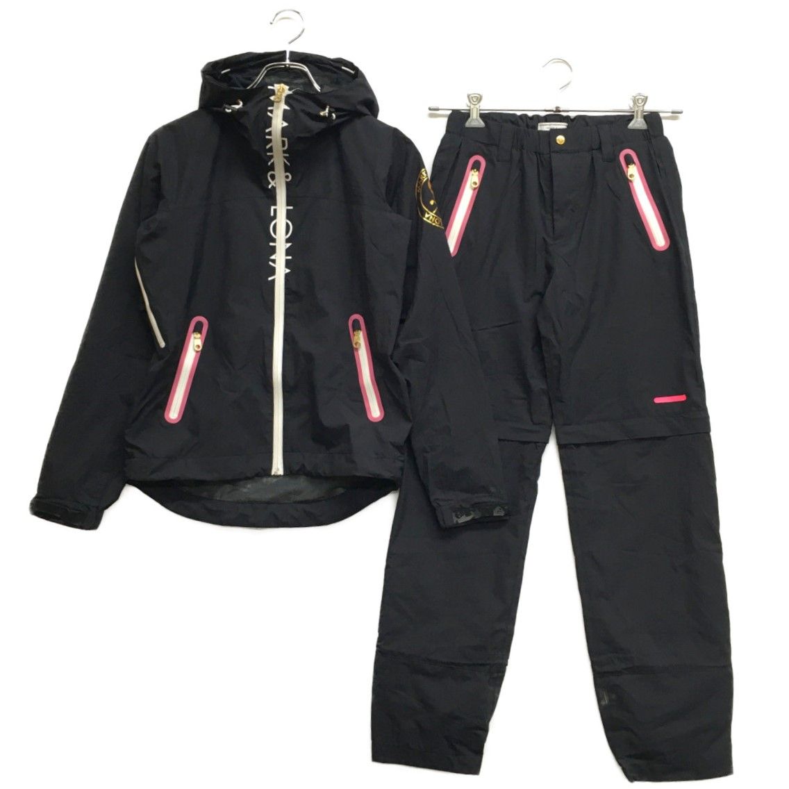【新品　未使用】MARK&LONA レインウェア　レディース※お値引交渉受付中 中古 レディース マークアンドロナ MARK&LONA レインウエア S M 黒