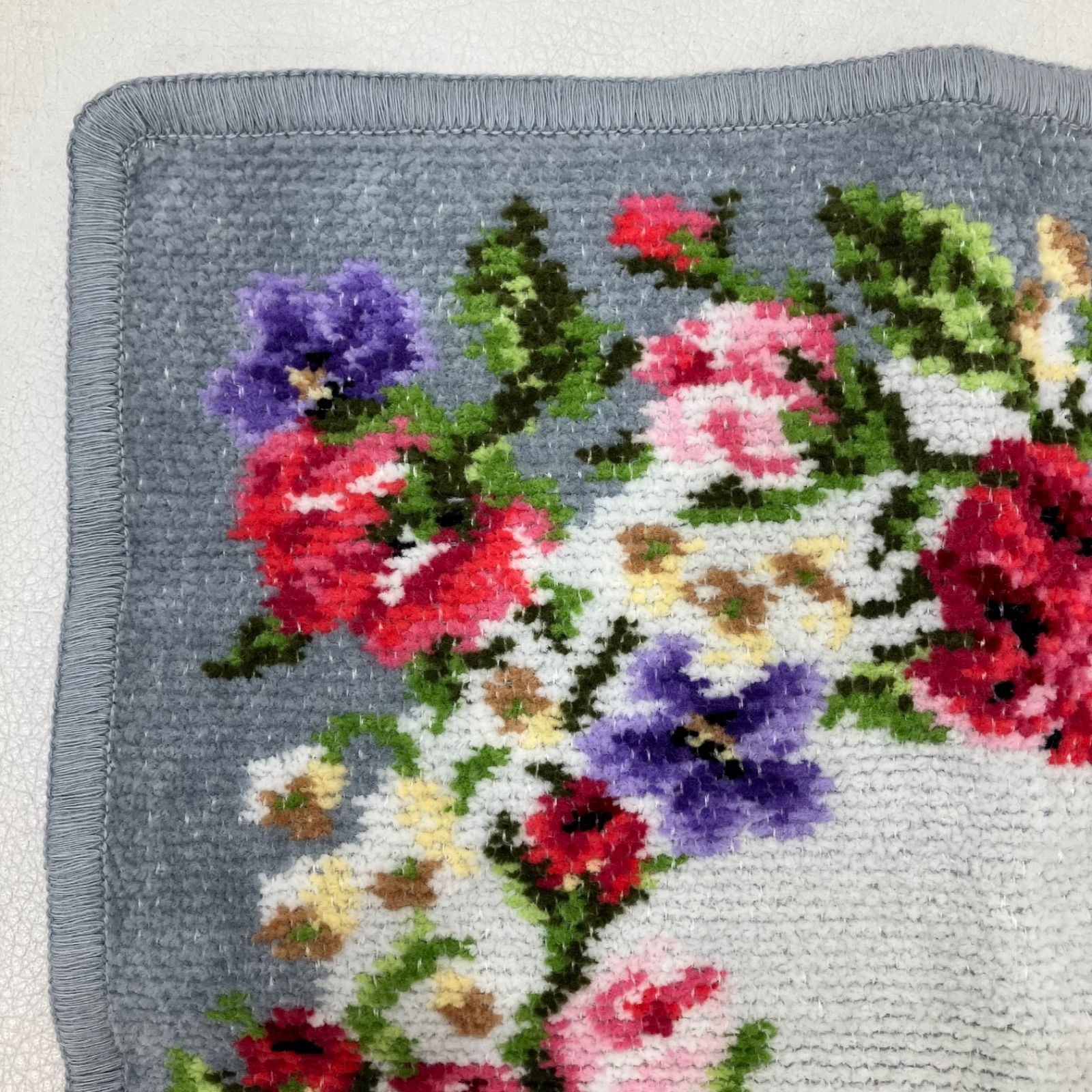 FEILER✨フェイラー ウールコート 刺繍 花柄 FEILER (フェイラー) 綿100％ フラワー ハンカチ FEILER1 レディース