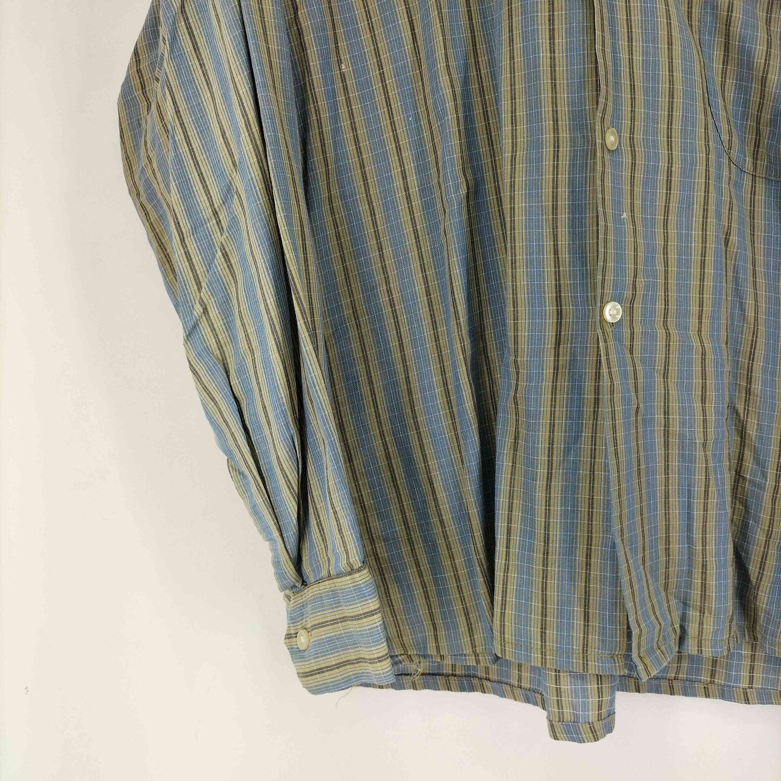 ユーズドフルギ USED古着 DEVILLE 60S チェック L/S 開襟シャツ メンズ