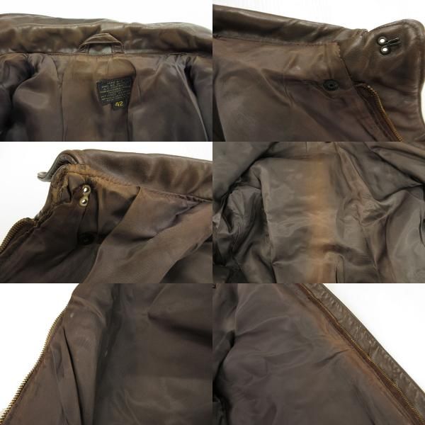 70s～80s ウィリス＆ガイガー A-2 フライトレザージャケット USA製 80's Willis ＆ Geiger A-2 レザーフライトジャケット “MADE IN USA