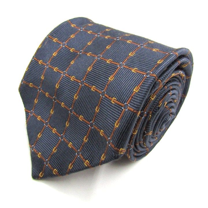 ブルックスブラザーズメーカーズ ブランド ネクタイ チェック柄 シルク