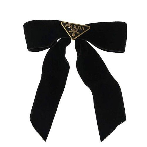 PRADA ブラックベルベットリボン PRADA ブラックベルベットリボン Prada Velvet Hair Clip | Saks Fifth