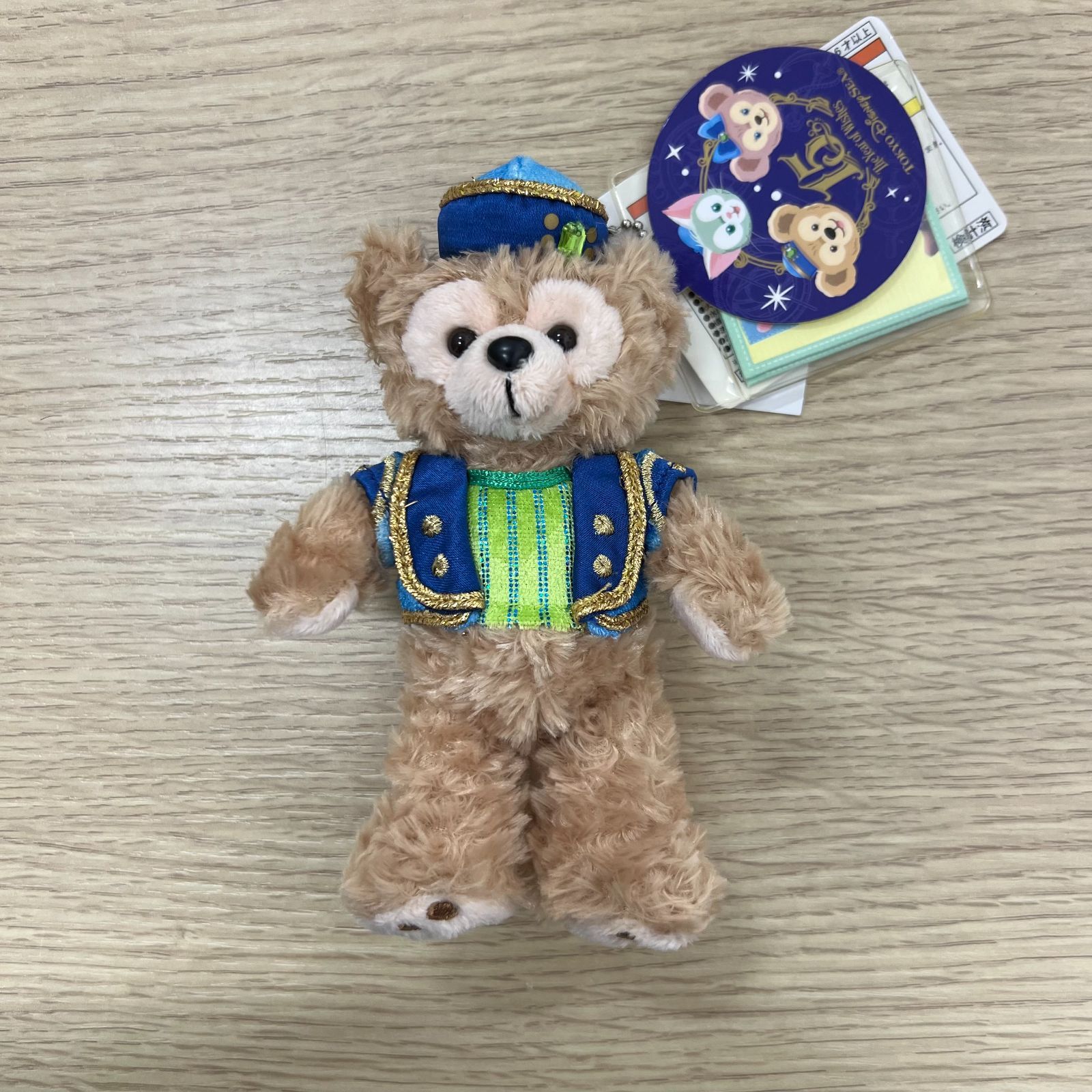 K1112]ダッフィー シェリーメイ 15周年 ディズニーシー ぬいぐるみ