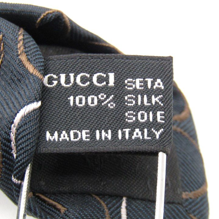 グッチ ブランド ネクタイ Gロゴ ドット柄 クレスト紋章 シルク