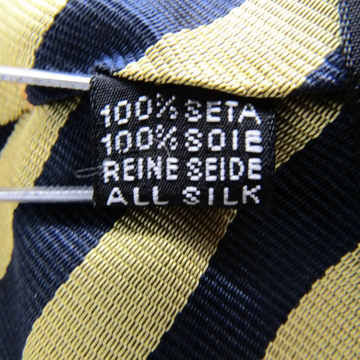 シャネル ブランド ネクタイ ココマーク ストライプ柄 シルク PO