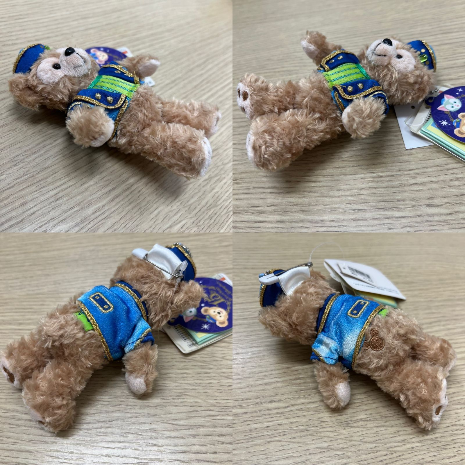 K1112]ダッフィー シェリーメイ 15周年 ディズニーシー ぬいぐるみ