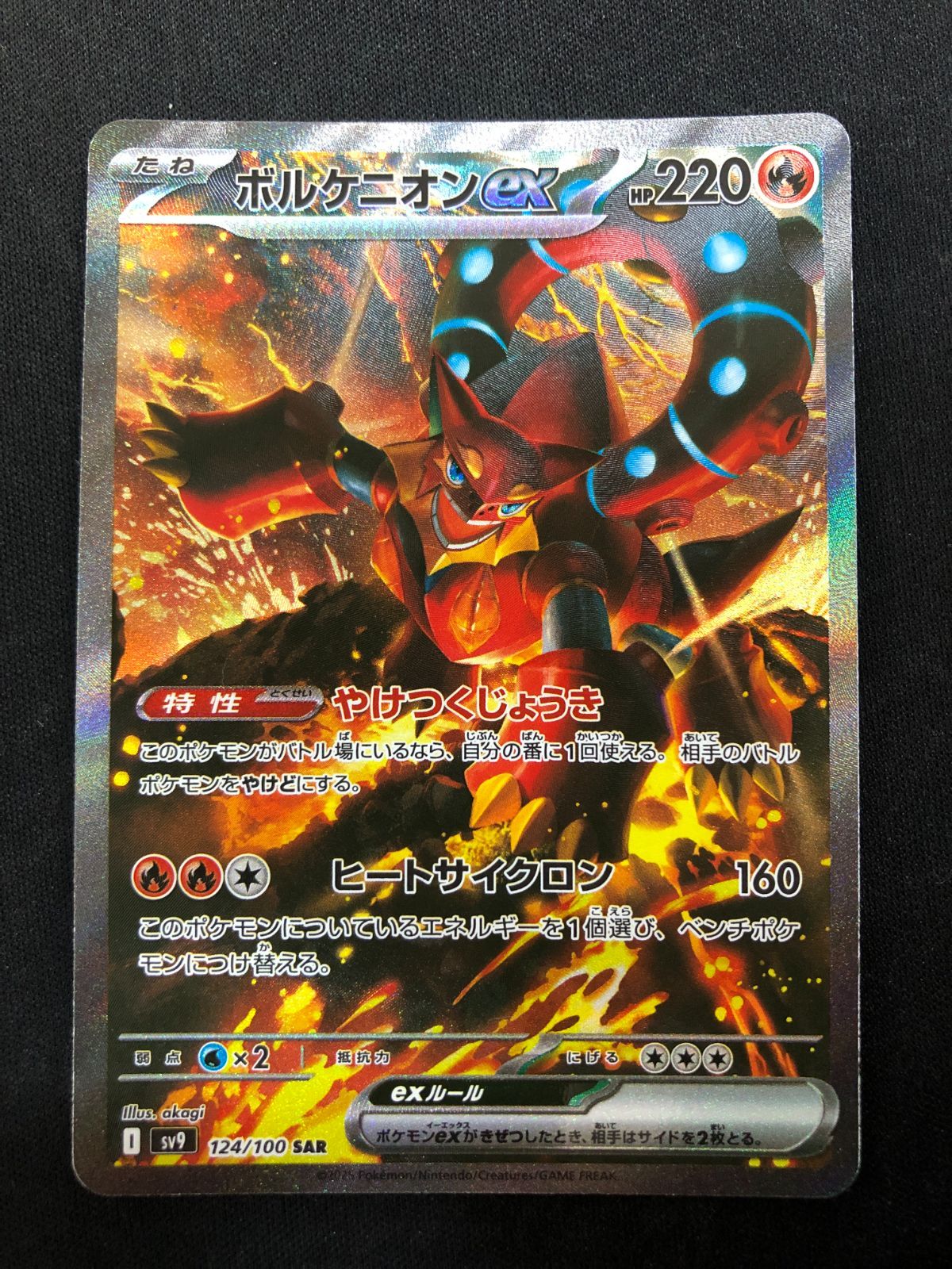 ボルケニオンEX #124 特別アートレア ボルケニオンex SPECIAL ART RARE