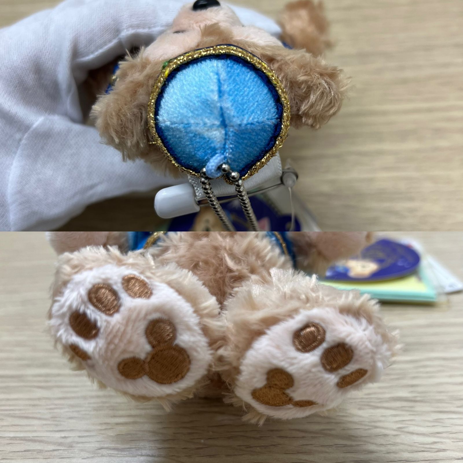 K1112]ダッフィー シェリーメイ 15周年 ディズニーシー ぬいぐるみ