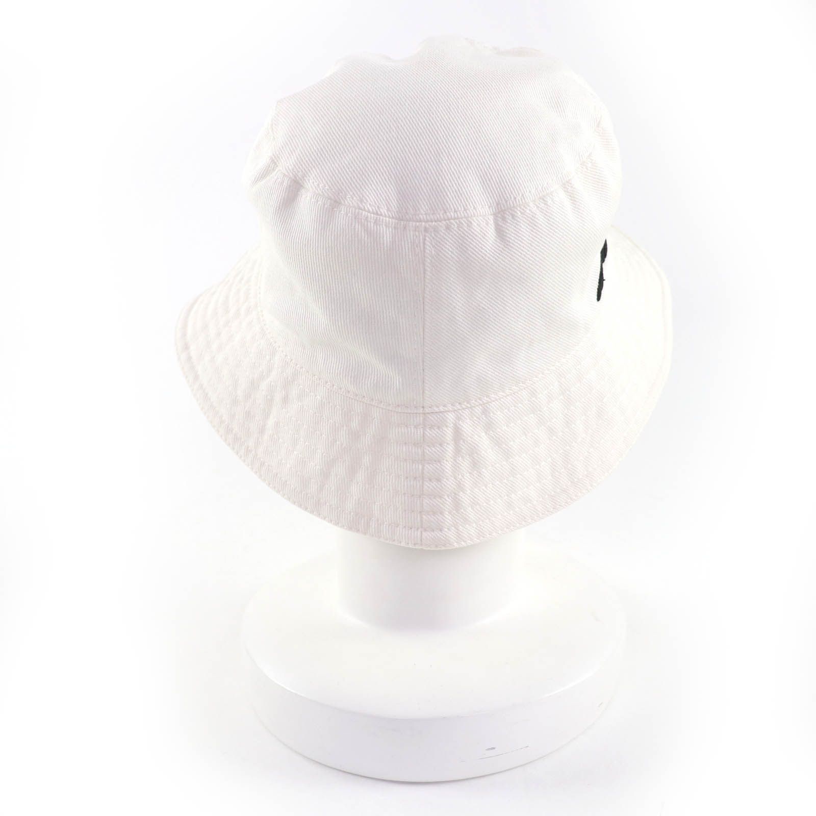 美品☆MIUMIU ミュウミュウ 5HC196 コットン100％ ロゴ刺繍 バケット