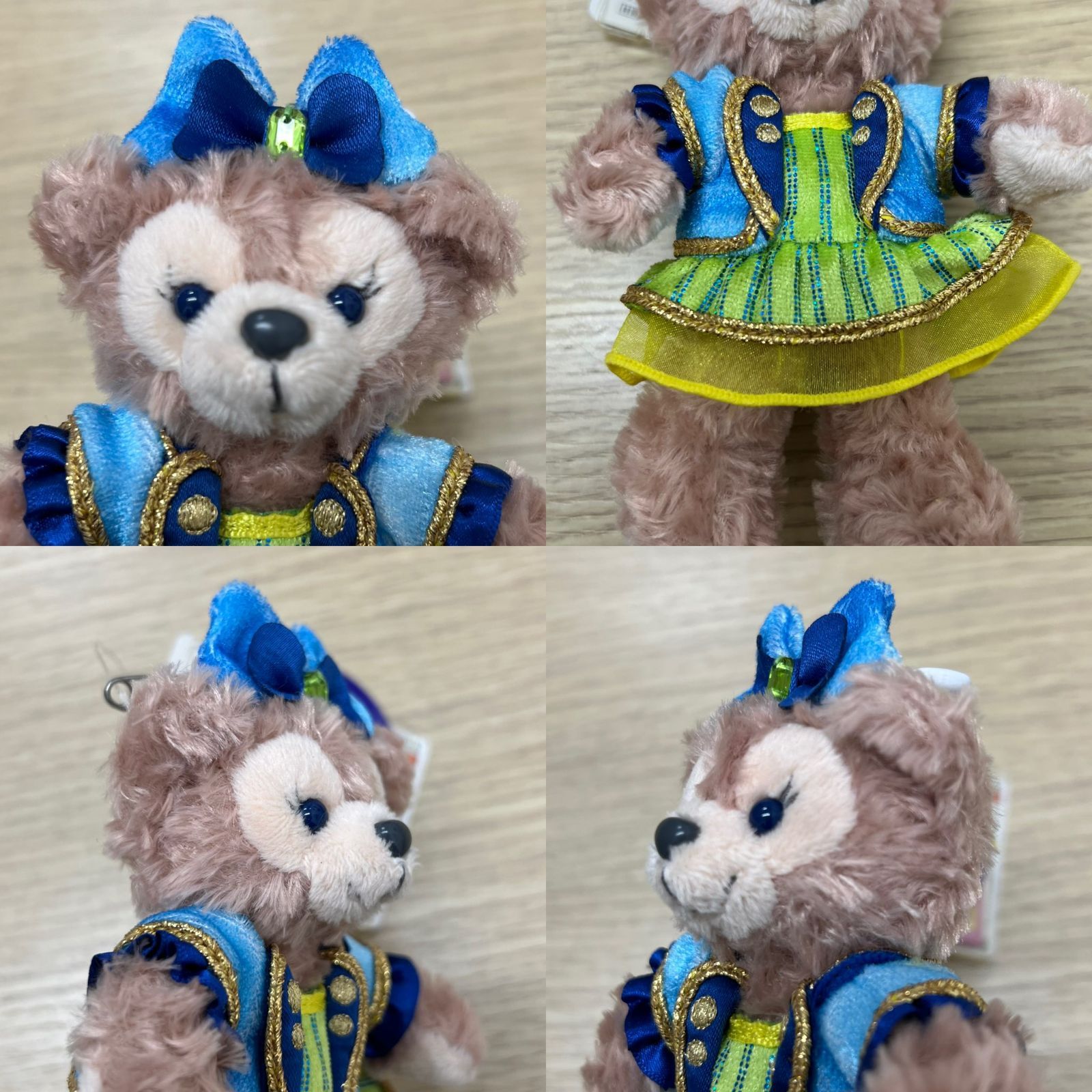 K1112]ダッフィー シェリーメイ 15周年 ディズニーシー ぬいぐるみ