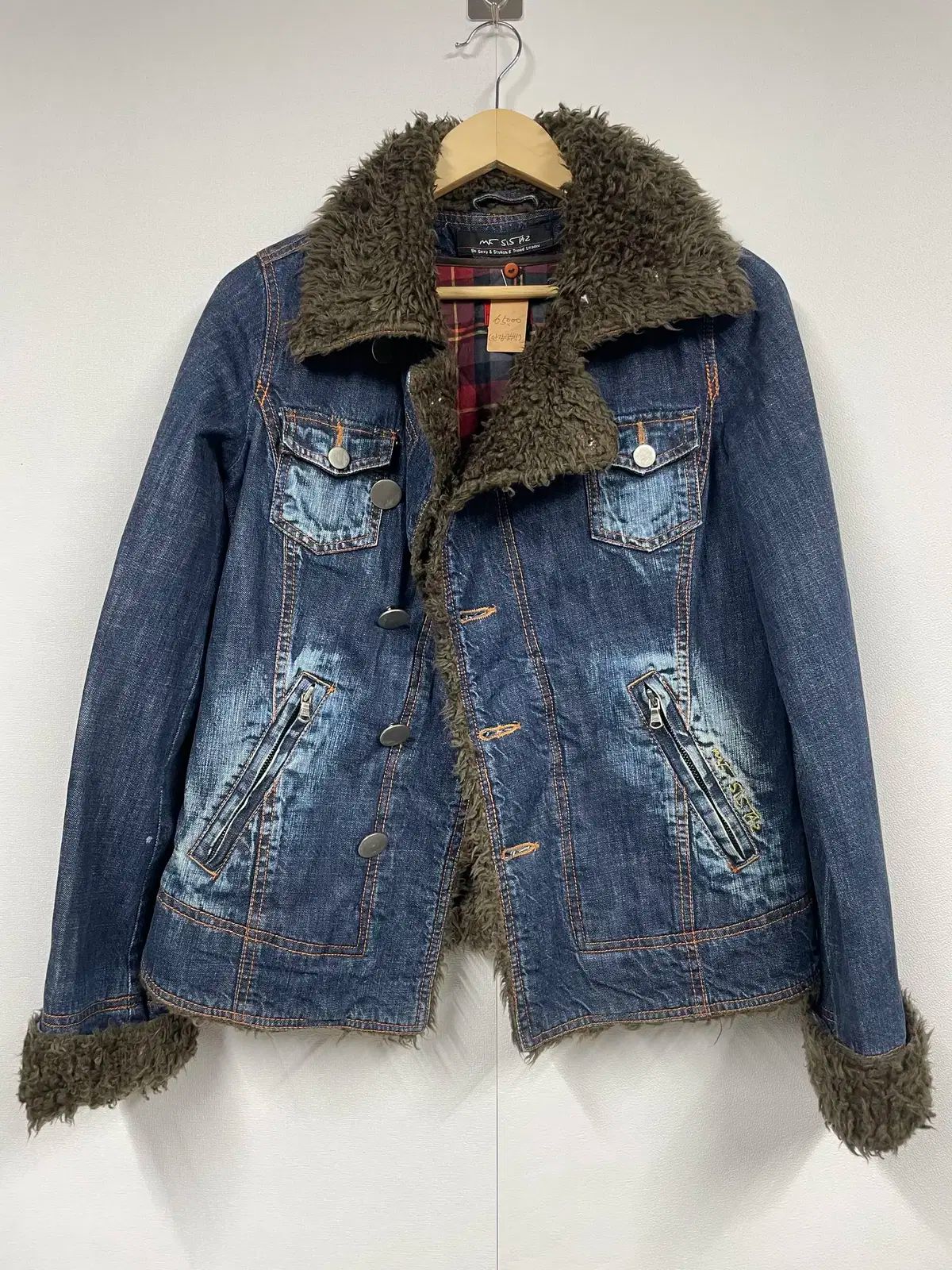 mfsistaz ファー デニム ジャケット