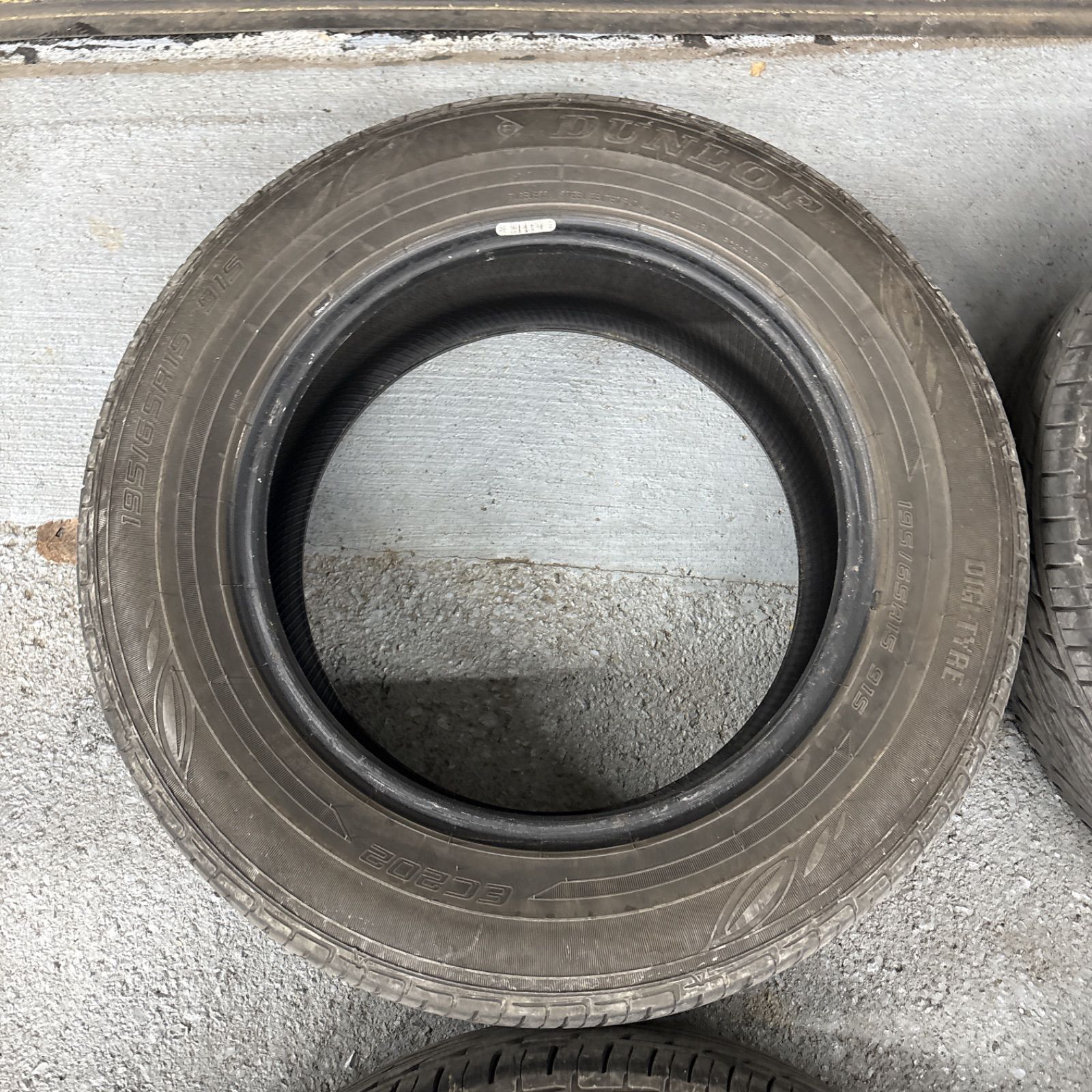 車 最終値下げ【送料無料】ダンロップ 195/65R15 DUNLOP EC202 4本セット