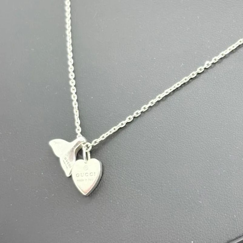 希少GUCCI ホエールテール ネックレス 925 ハート チャーム ネックレス m45805352609_1.jpg?1760841551
