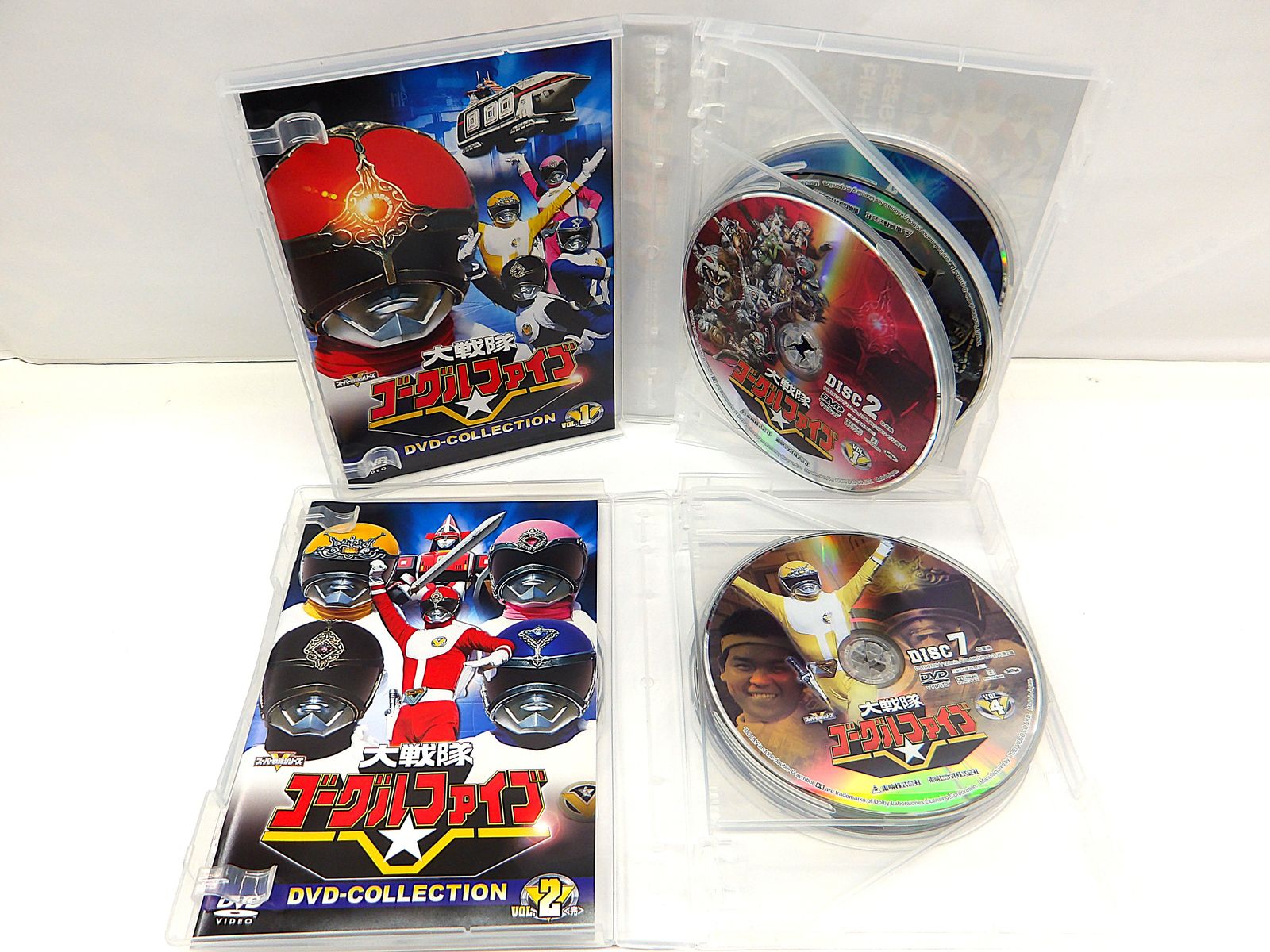 中古】 大戦隊 ゴーグルファイブ DVD COLLECTION VOL.1～2 全2巻セット