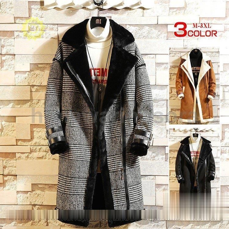 ショップ あたたか ライダース 裏起毛 ロングコート 厚手 裏ボア