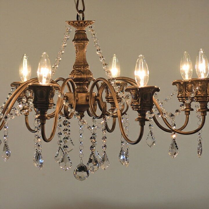 アスフォー・クリスタル使用 Pierreピエール8灯 アスフォー