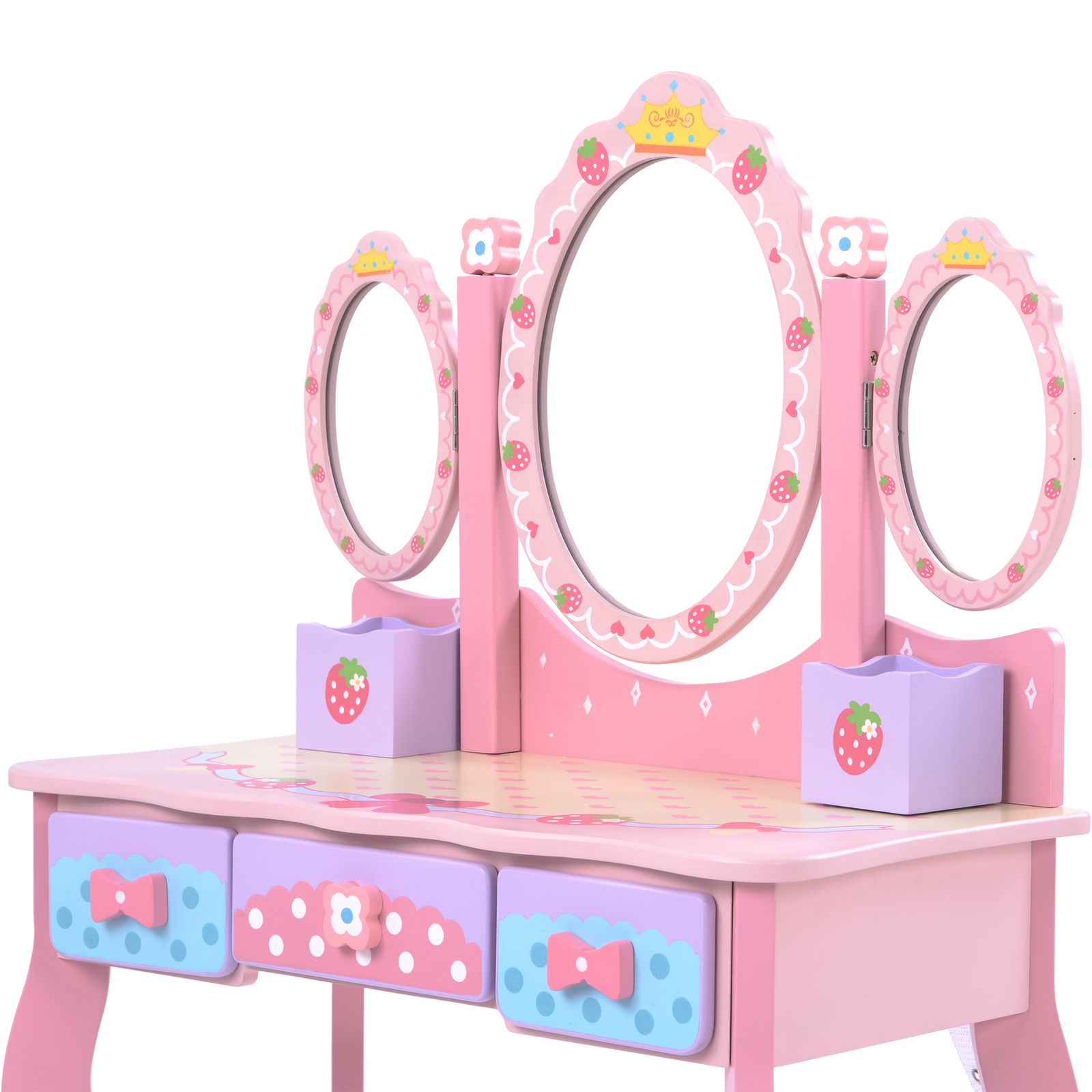 全新品 ドレッサー おままごと 姫系 可愛い 子供ドレッサー メイク台 
