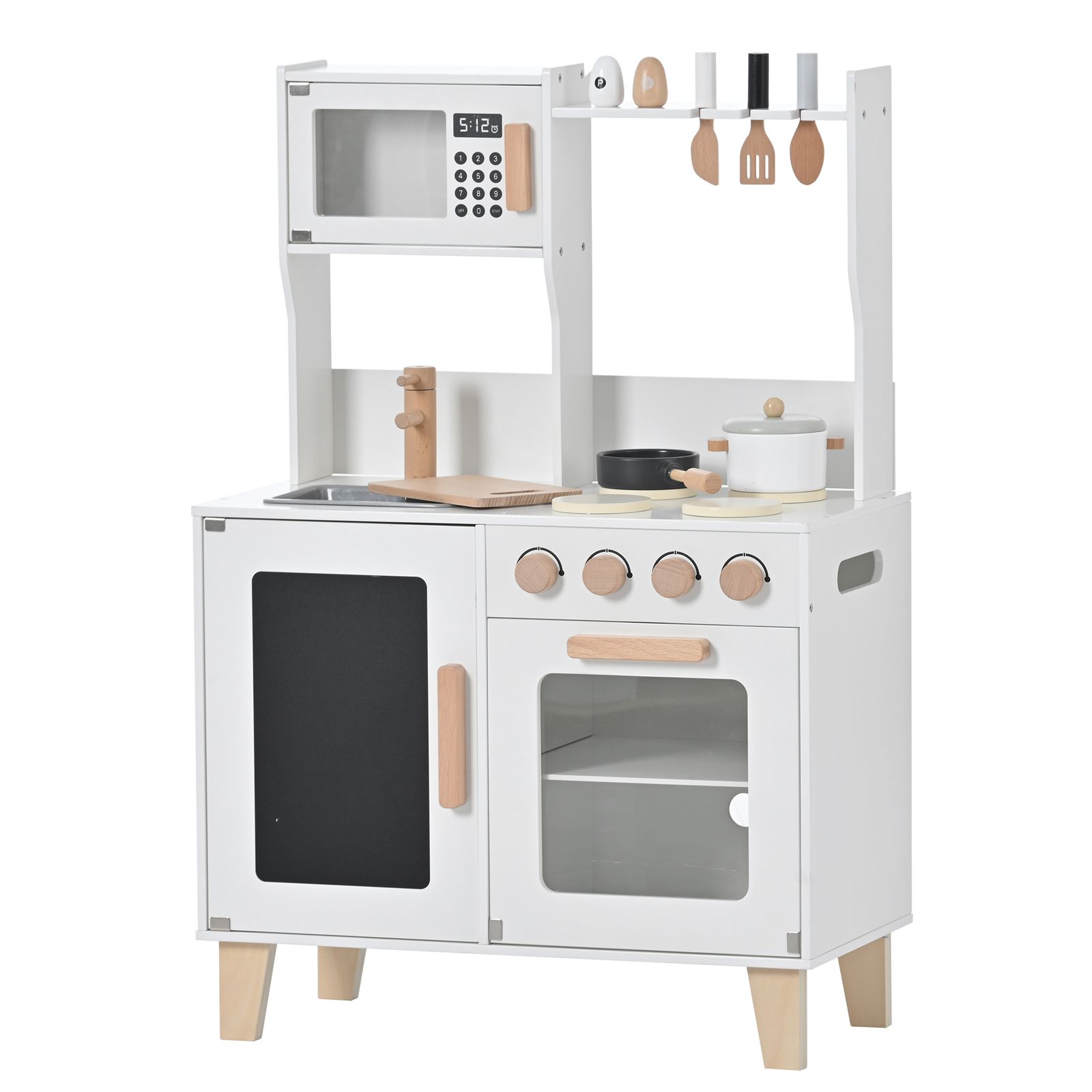 全新品 おままごと キッチン 木製 付属品付き ままごとセット 誕生日 