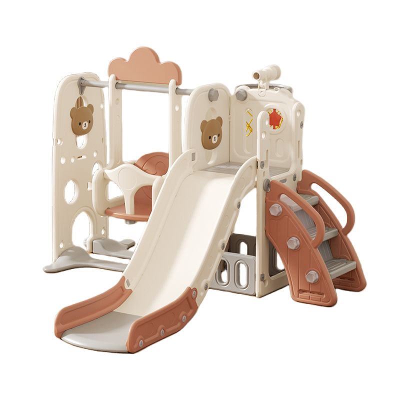 【ホワイト×ブラウン】大型遊具 滑り台 室内遊具 すべりだい ブランコ 屋内 収納スペース 子供 キッズ 男の子 女の子 誕生日 プレゼント こどもの日プレゼント  クリスマス 新年 ギフト 