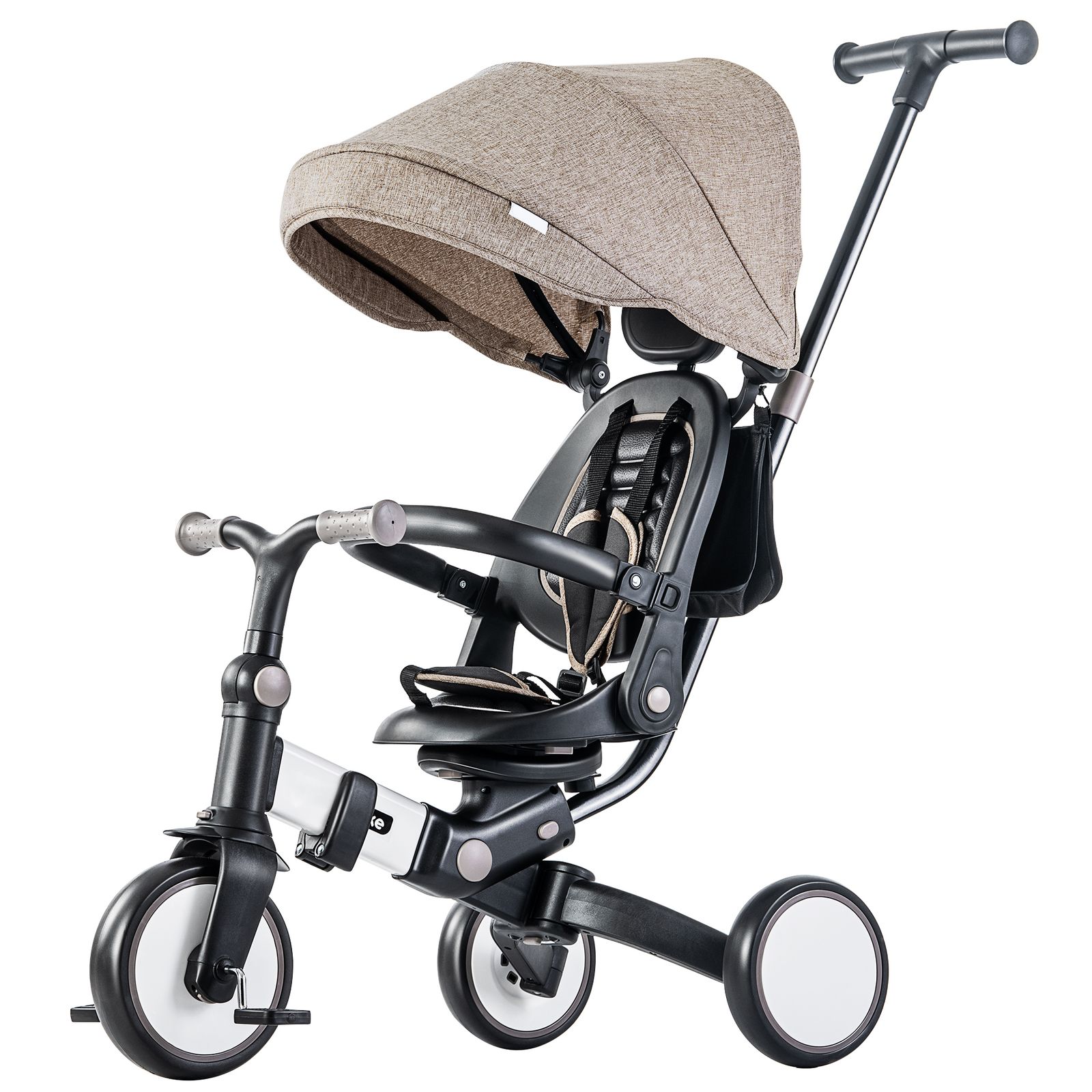 子供用三輪車 折りたたみ 手押し かじとり 7in1 7WAY 1歳 2歳 3歳