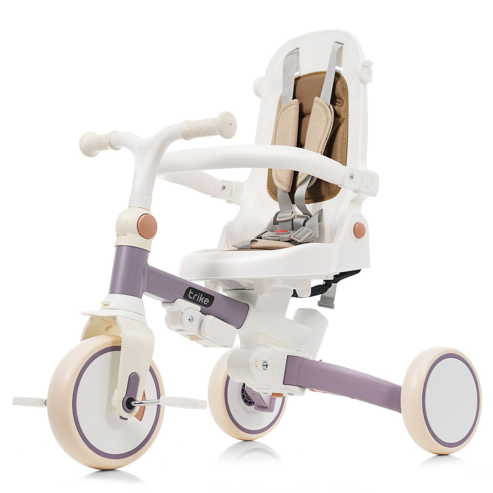 三輪車 子供用三輪車 折りたたみ 手押し かじとり 7in1 7WAY 1歳 2歳 3