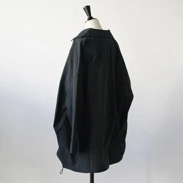FILUM | リラックスミドルトレンチ (black/charcoal) | トレンチコート