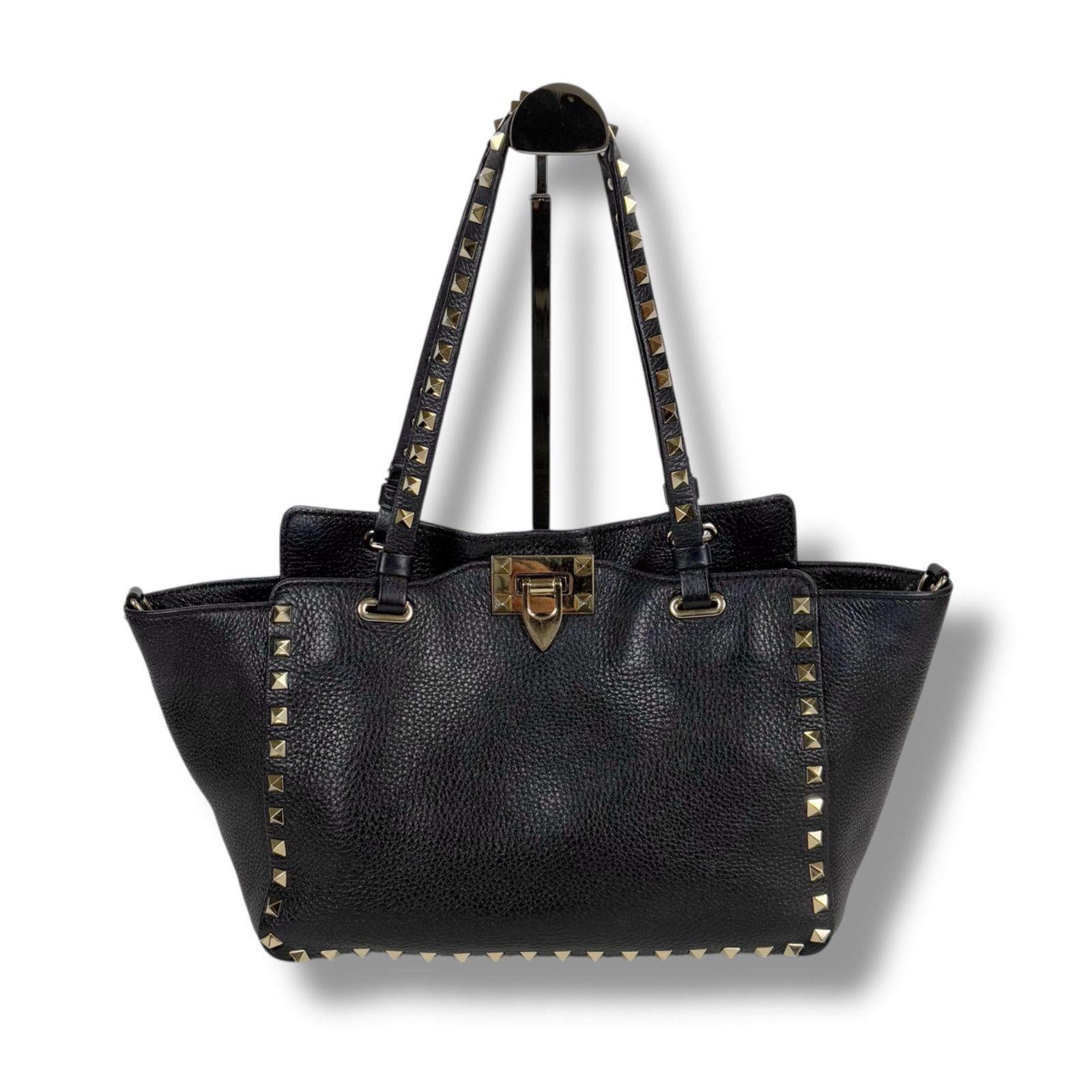 【美品】ヴァレンティノ　ショルダーバッグ　2way　ロックスタッズ　レザー　黒色 楽天市場】VALENTINO ヴァレンティノ ショルダーバッグ 4W2B0K68VSF